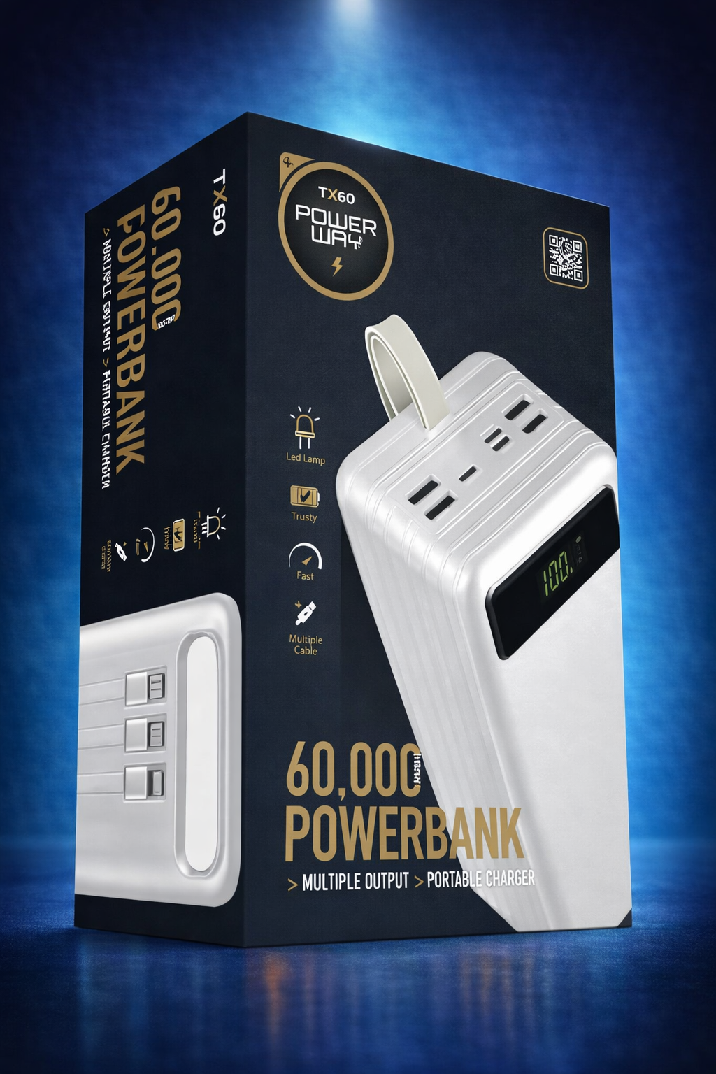 (Powerway TX60) 60.000 Mah Beyaz